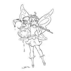 Coloring page: Fairy (Characters) #95823 - Free Printable Coloring Pages