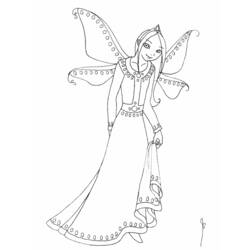 Coloring page: Fairy (Characters) #95831 - Free Printable Coloring Pages