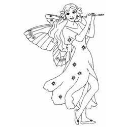 Coloring page: Fairy (Characters) #95832 - Free Printable Coloring Pages
