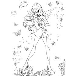 Coloring page: Fairy (Characters) #95839 - Free Printable Coloring Pages