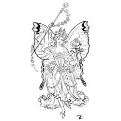 Coloring page: Fairy (Characters) #95855 - Free Printable Coloring Pages