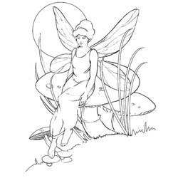 Coloring page: Fairy (Characters) #95859 - Free Printable Coloring Pages