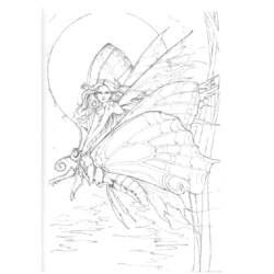 Coloring page: Fairy (Characters) #95861 - Free Printable Coloring Pages