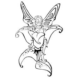 Coloring page: Fairy (Characters) #95875 - Free Printable Coloring Pages