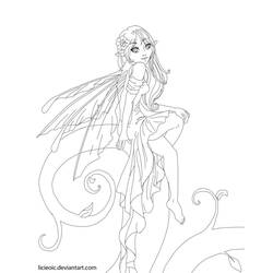 Coloring page: Fairy (Characters) #95887 - Free Printable Coloring Pages