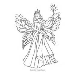 Coloring page: Fairy (Characters) #95888 - Free Printable Coloring Pages