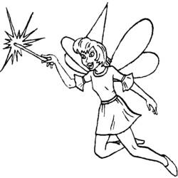 Coloring page: Fairy (Characters) #95895 - Free Printable Coloring Pages