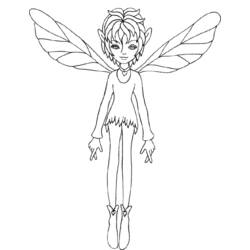 Coloring page: Fairy (Characters) #95916 - Free Printable Coloring Pages