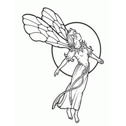 Coloring page: Fairy (Characters) #95952 - Free Printable Coloring Pages