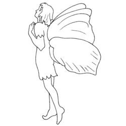 Coloring page: Fairy (Characters) #95970 - Free Printable Coloring Pages