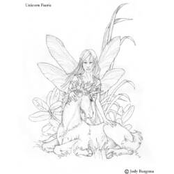 Coloring page: Fairy (Characters) #95978 - Free Printable Coloring Pages