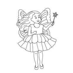 Coloring page: Fairy (Characters) #96002 - Free Printable Coloring Pages