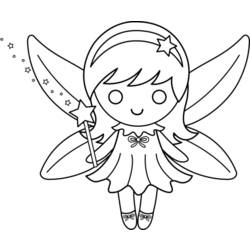 Coloring page: Fairy (Characters) #96006 - Free Printable Coloring Pages