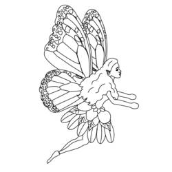 Coloring page: Fairy (Characters) #96010 - Free Printable Coloring Pages