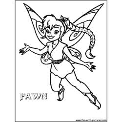 Coloring page: Fairy (Characters) #96052 - Free Printable Coloring Pages