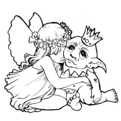 Coloring page: Fairy (Characters) #96062 - Free Printable Coloring Pages