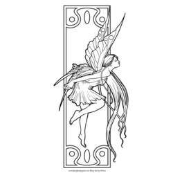 Coloring page: Fairy (Characters) #96069 - Free Printable Coloring Pages