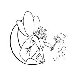 Coloring page: Fairy (Characters) #96088 - Free Printable Coloring Pages