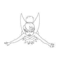 Coloring page: Fairy (Characters) #96096 - Free Printable Coloring Pages