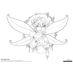 Coloring page: Fairy (Characters) #96105 - Free Printable Coloring Pages
