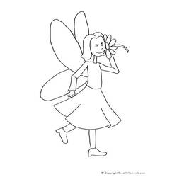 Coloring page: Fairy (Characters) #96124 - Free Printable Coloring Pages