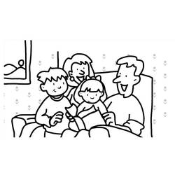 Coloring page: Family (Characters) #95078 - Free Printable Coloring Pages