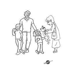 Coloring page: Family (Characters) #95091 - Free Printable Coloring Pages