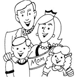 Coloring page: Family (Characters) #95092 - Free Printable Coloring Pages