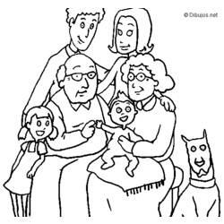 Coloring page: Family (Characters) #95096 - Free Printable Coloring Pages
