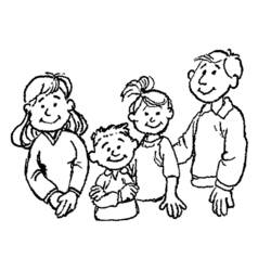 Coloring page: Family (Characters) #95106 - Free Printable Coloring Pages