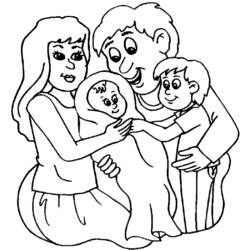 Coloring page: Family (Characters) #95117 - Free Printable Coloring Pages