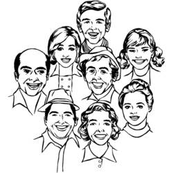 Coloring page: Family (Characters) #95118 - Free Printable Coloring Pages