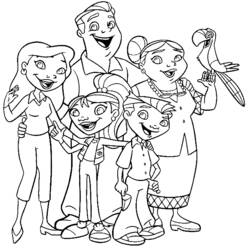 Coloring page: Family (Characters) #95165 - Free Printable Coloring Pages