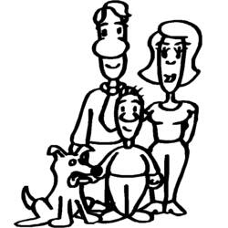 Coloring page: Family (Characters) #95181 - Free Printable Coloring Pages