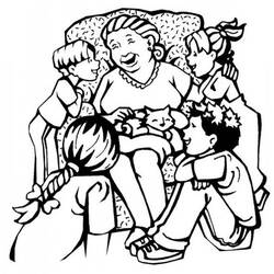 Coloring page: Family (Characters) #95242 - Free Printable Coloring Pages