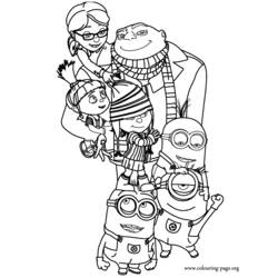 Coloring page: Family (Characters) #95265 - Free Printable Coloring Pages