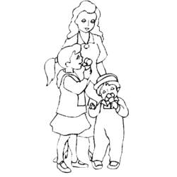 Coloring page: Family (Characters) #95279 - Free Printable Coloring Pages