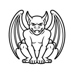 gargoyle (Characters) coloring page #221781 to print and color