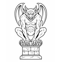 gargoyle (Characters) coloring page #221784 to print and color