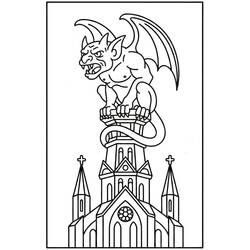 gargoyle (Characters) coloring page #221786 to print and color