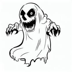 Ghost (Characters) coloring page #189375 to print and color