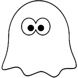 Coloring pages: Ghost - Printable coloring pages