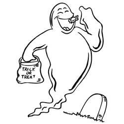Coloring page: Ghost (Characters) #95428 - Free Printable Coloring Pages