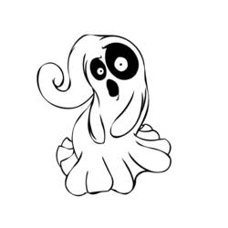 Coloring page: Ghost (Characters) #95447 - Free Printable Coloring Pages