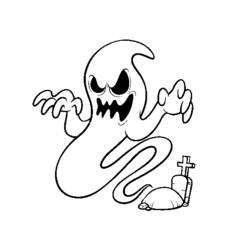 Coloring page: Ghost (Characters) #95463 - Free Printable Coloring Pages