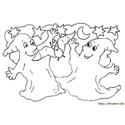 Coloring page: Ghost (Characters) #95526 - Free Printable Coloring Pages