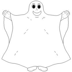 Coloring page: Ghost (Characters) #95528 - Printable coloring pages