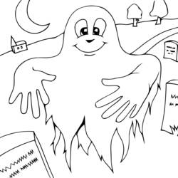 Coloring page: Ghost (Characters) #95592 - Free Printable Coloring Pages