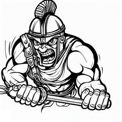 Gladiator (Characters) coloring page #189830 to print and color