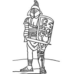Gladiator (Characters) coloring page #189833 to print and color